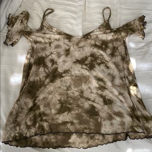 Off the shoulder top with straps